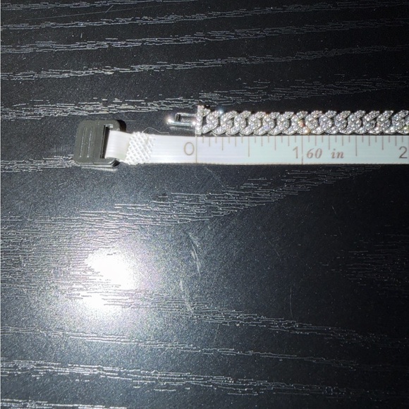 GLD Silver Cuban Link Chain Necklace - Picture 2 of 5